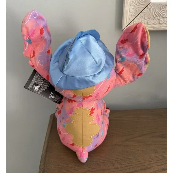 Disney Stitch Crashes Disney Autumn Leaves Plush Limited Release Series 10/12 - Picture 2 of 10